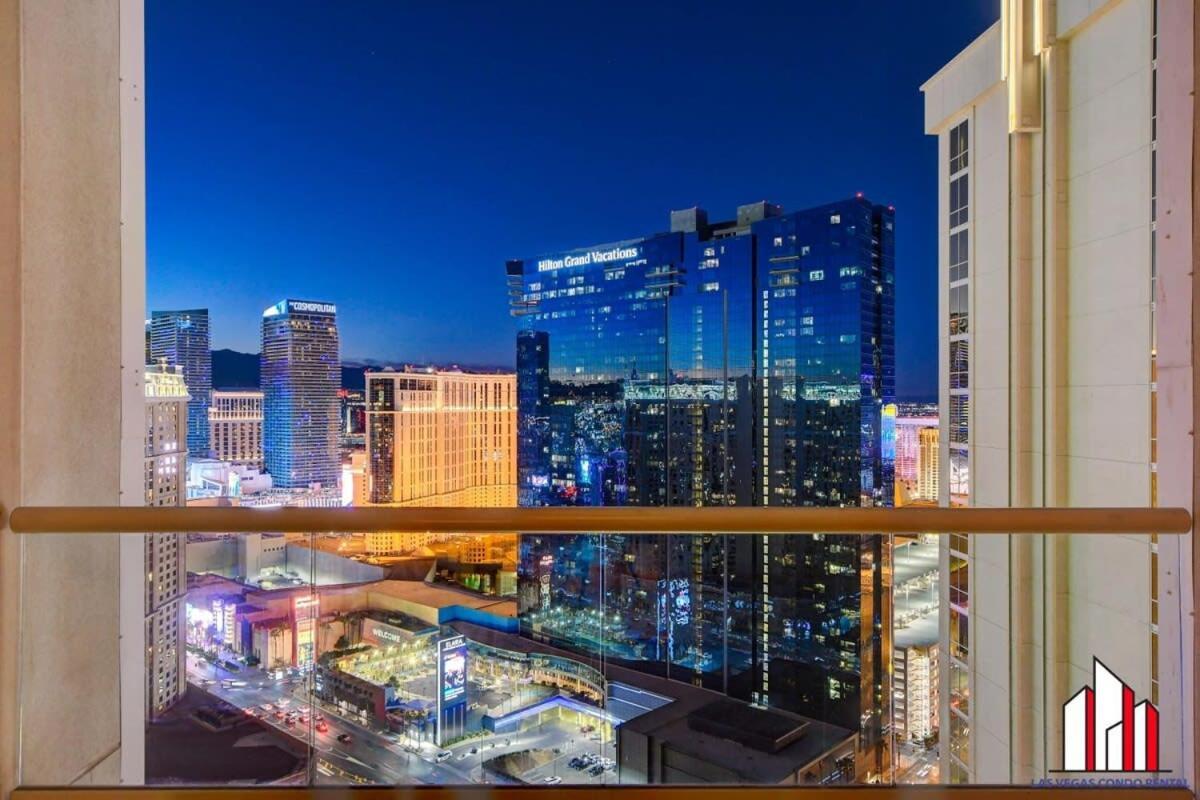 Mgm Signature-33-711 F1 Track & Strip View Balcony 拉斯维加斯 外观 照片