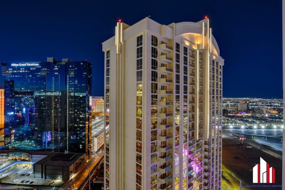Mgm Signature-33-711 F1 Track & Strip View Balcony 拉斯维加斯 外观 照片